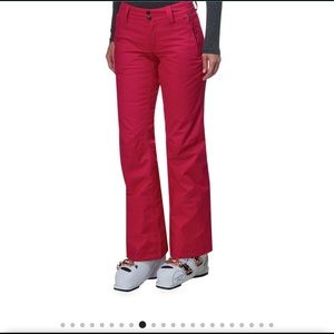 Red ski/snowboarding pants North Face